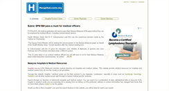 Desktop Screenshot of hospital.com.my